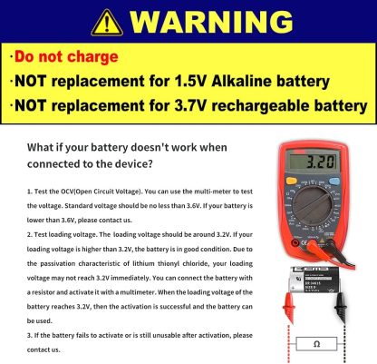 EEMB ER26500 C Size 3.6V Lithium Battery - Image 3