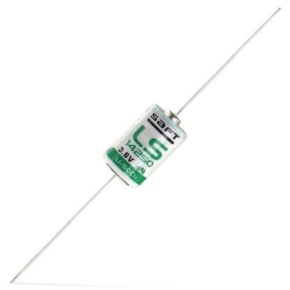 1x SAFT LS14250 - 3.6V Lithium Battery 1/2AA LS 14250 ER14250 Axial Leads Tags ER3S