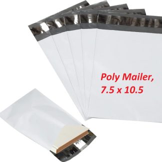 1x 7.5"x10.5" White Poly Mailers Shipping Bags Envelopes Packaging Bag
