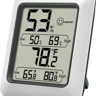1x ThermoPro TP50 Digital Hygrometer Indoor Thermometer Humidity Monitor with Temperature Humidity Gauge