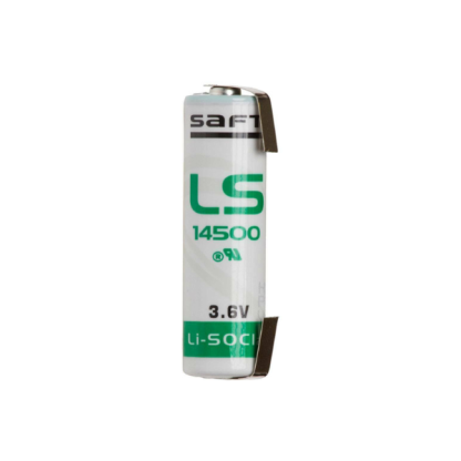 1x SAFT LS14500 U SOLDERING TAG AA LITHIUM BATTERY 3.6V 2600mAh LI-SOCI2 FRANCE