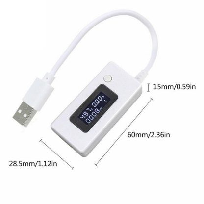 Mini LCD USB Voltage Current Detector Mobile Power Charger Digital Tester Meter - Image 2