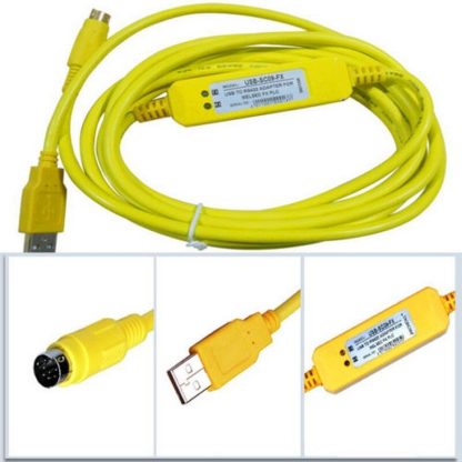 1x PLC Programming USB SC09 FX Cable For Mitsubishi MELSEC RS422 SC-09 000688
