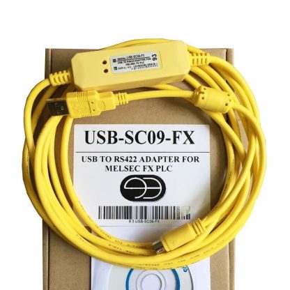 1x PLC Programming USB SC09 FX Cable For Mitsubishi MELSEC RS422 SC-09 000688 - Image 3
