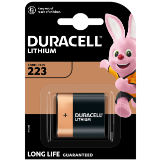 1x Duracell DL223 223 CRP2P 6V Lithium Battery Photo Use Genuine Duracell** Condition: New