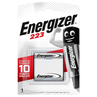 1X Energizer CRP2P CR223 DL223 223 6V Lithium Photo Battery x 1 *Long Expiry*