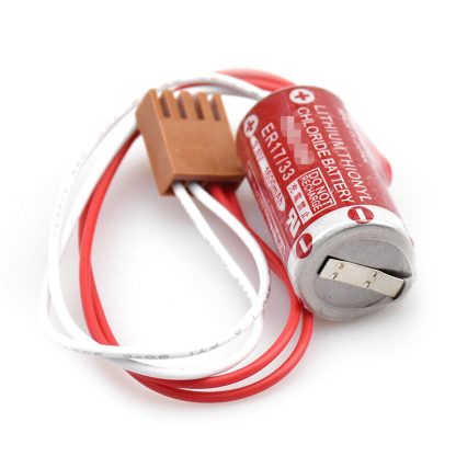 Maxell ER17/33 3.6V 1600MAH PLC Battery With 4pin Brown Plug - Image 3