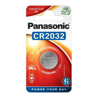 1pc PANASONIC CR2032 3V Lithium Coin Cell Button Batteries DL2032 2032