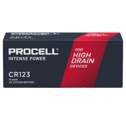 1x DURACELL PROCELL INTENSE CR123 HIGH DRAIN 3V DU16339 LITHIUM BATTERIES LOT - Image 6