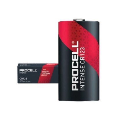 1x DURACELL PROCELL INTENSE CR123 HIGH DRAIN 3V DU16339 LITHIUM BATTERIES LOT