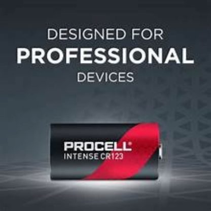 1x DURACELL PROCELL INTENSE CR123 HIGH DRAIN 3V DU16339 LITHIUM BATTERIES LOT - Image 3