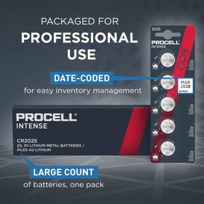 1x Duracell Procell Intense Lithium CR2025 3V - Image 3