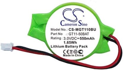 GT11-50BAT FX3U-32BL 550mAh Battery Compatible with GT11 Graphic terminals GOT 1000 Series Display termin GT10 Graphic terminals 3.0V - Image 3