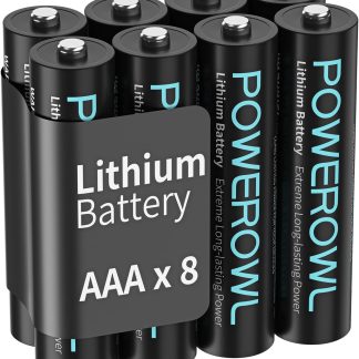 POWEROWL AAA Batteries, 1.5V Lithium Batteries, Triple AAA Batteries - Pack of 1【Disposable Batteries】