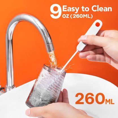 1x Bitvae C5 Water Dental Flosser for Teeth, Cordless Water Teeth Cleaner Picks, 3 Modes 5 Intensities, IPX7 Waterproof Water Flosser, 5 Tips Rechargeable... - Image 2