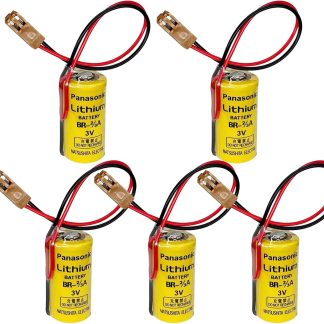 1x BR-2/3A Battery 3V BR-2 3A Lithium Battery BR17335 with Brown Plug for A98L-0031-0006 System Battery
