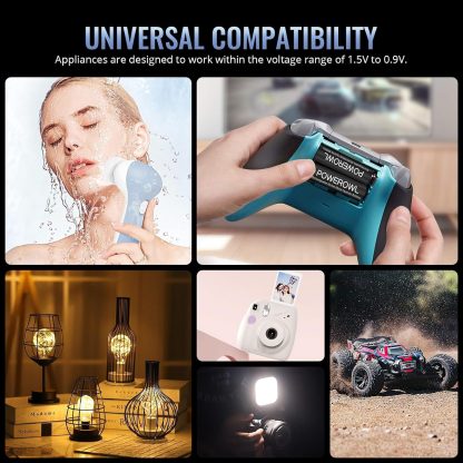 1x POWEROWL AA Rechargeable Batteries, 2800mAh High Capacity Batteries 1.2V NiMH Low Self Discharge, - Image 2