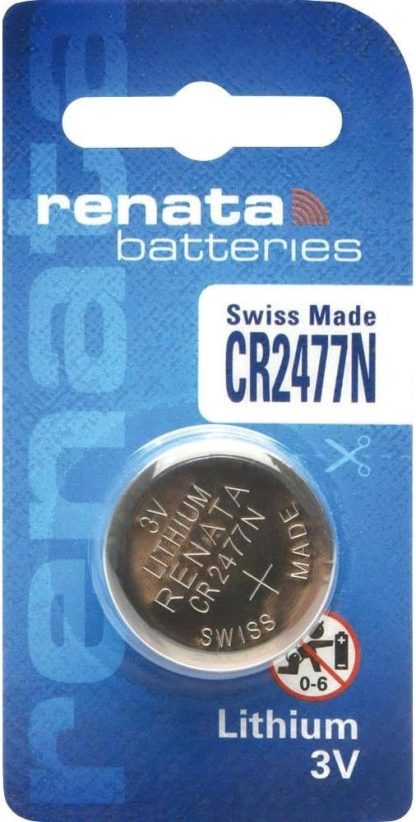 1x Renata CR2477N Lithium Battery - 3 Volt