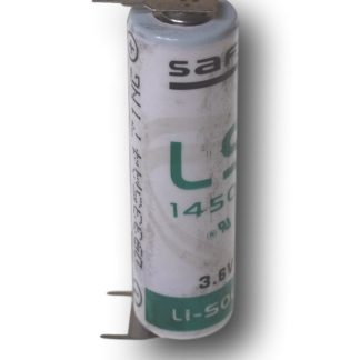 1x Saft Lithium battery 3.6V 2,6Ah LS 14500 3PF RP (04287M)