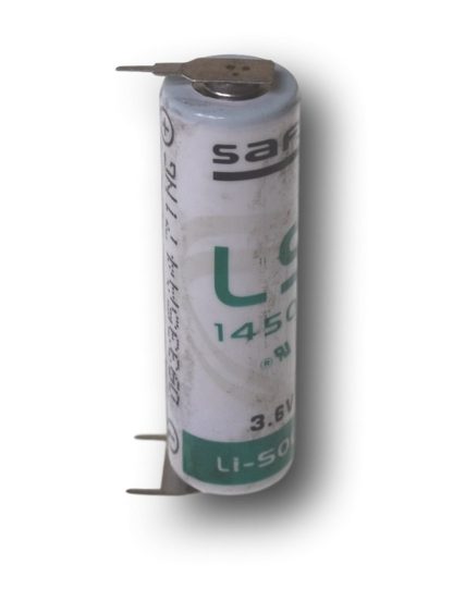 1x Saft Lithium battery 3.6V 2,6Ah LS 14500 3PF RP (04287M)